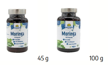 Öffentliche Warnung: Salmonellen in Bio-Moringa Kapseln der Marke Govinda